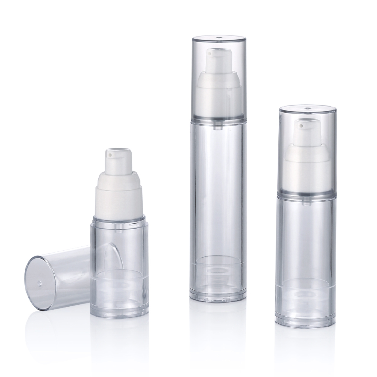 15ml 30ml 50ml Şişe Havasız Pompa Özel Yeniden Kullanılabilir Vakum Sprey Şişe Havasız Krem Şişe İnce Sprey L01-1