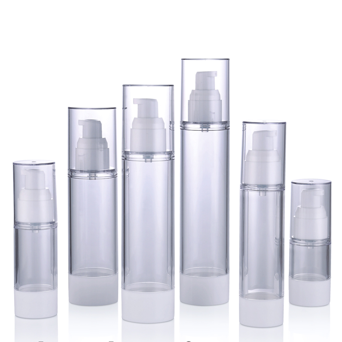 15ml 30ml 50ml 80ml 100ml 120ml PP Sprey Pompası Şişe Losyon Havasız Pompa Krem Şişesi L01