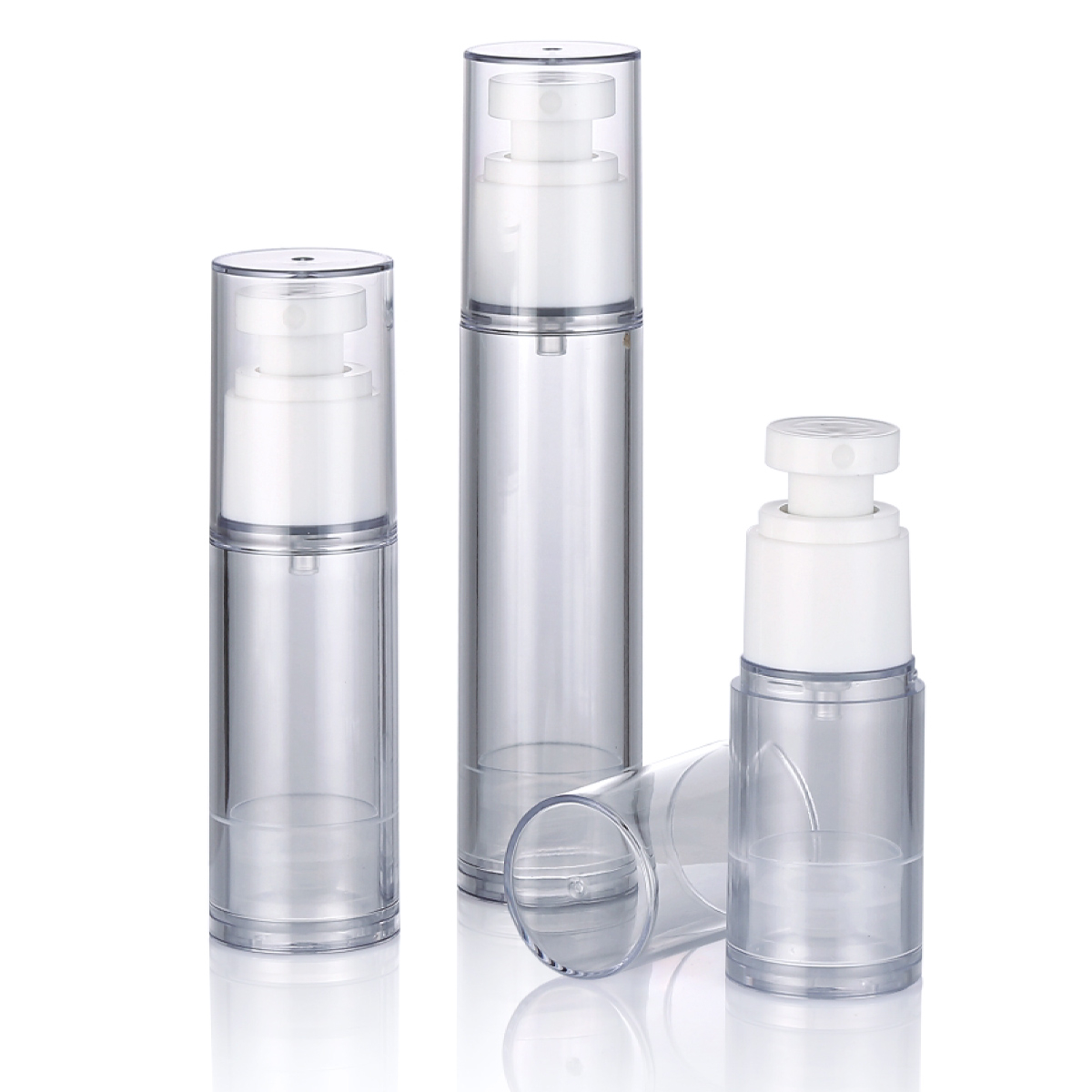 30ml 50ml 60ml 80ml 100ml Losyon Doldurulabilir Kozmetik Ambalaj Havasız Serum Pompası Şişesi L02-1