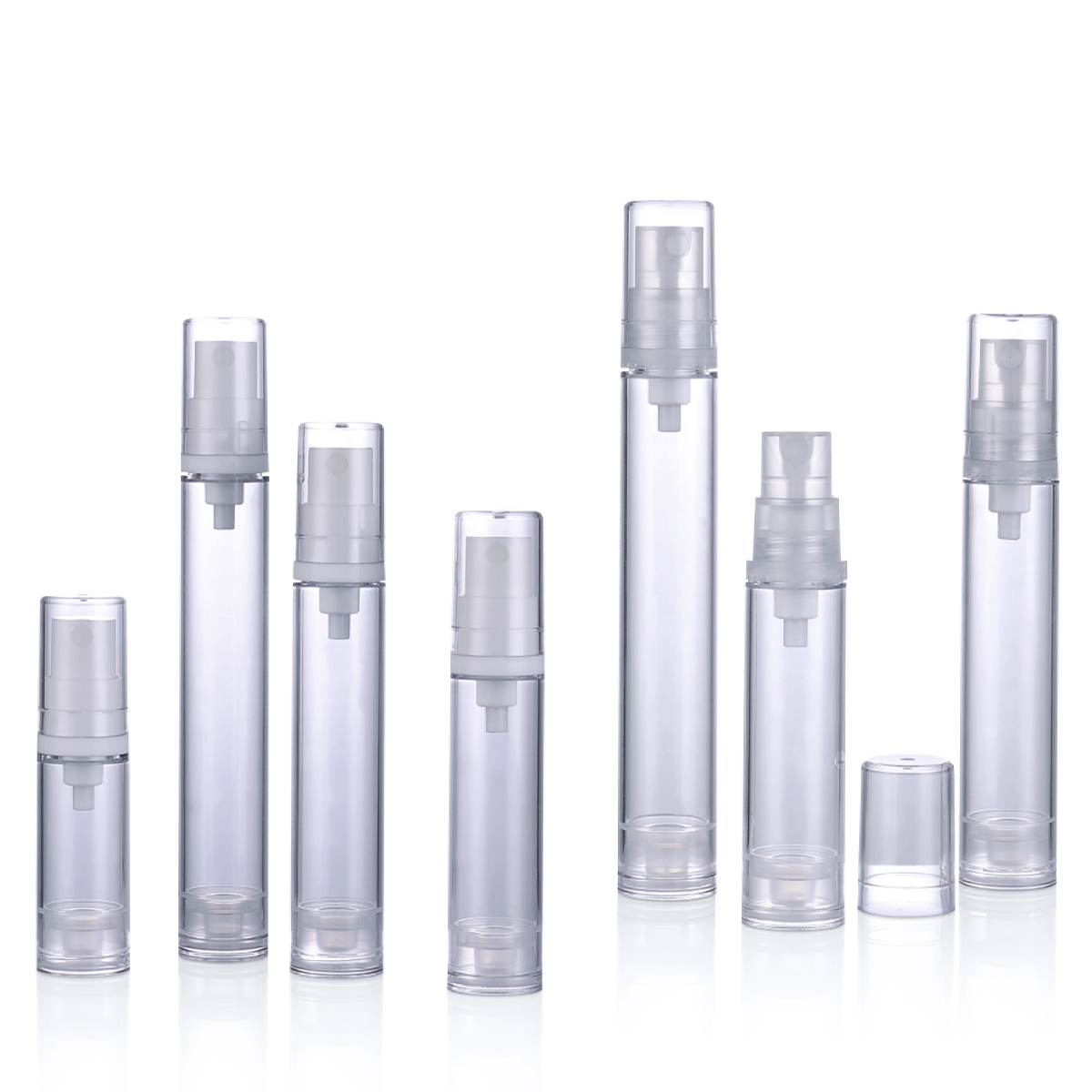 5ml 10ml 12ml 15ml PP Sprey Pompası Şişe Losyon Havasız Pompa Krem Şişesi L12